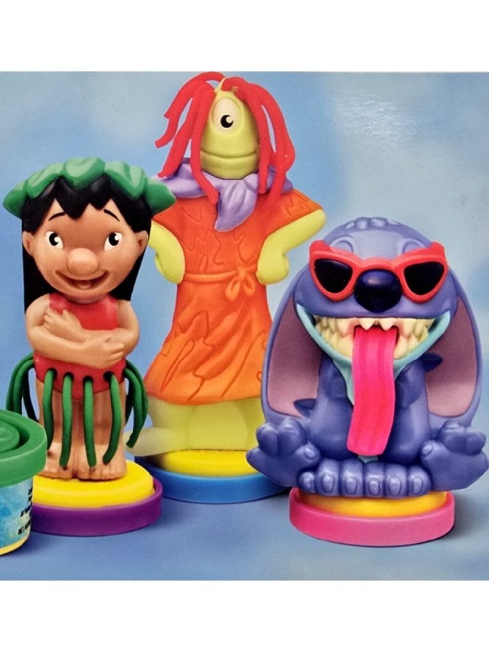 Vintage Playdoh Lilo & Stitch Stuff Advertising Cardboard Cutout